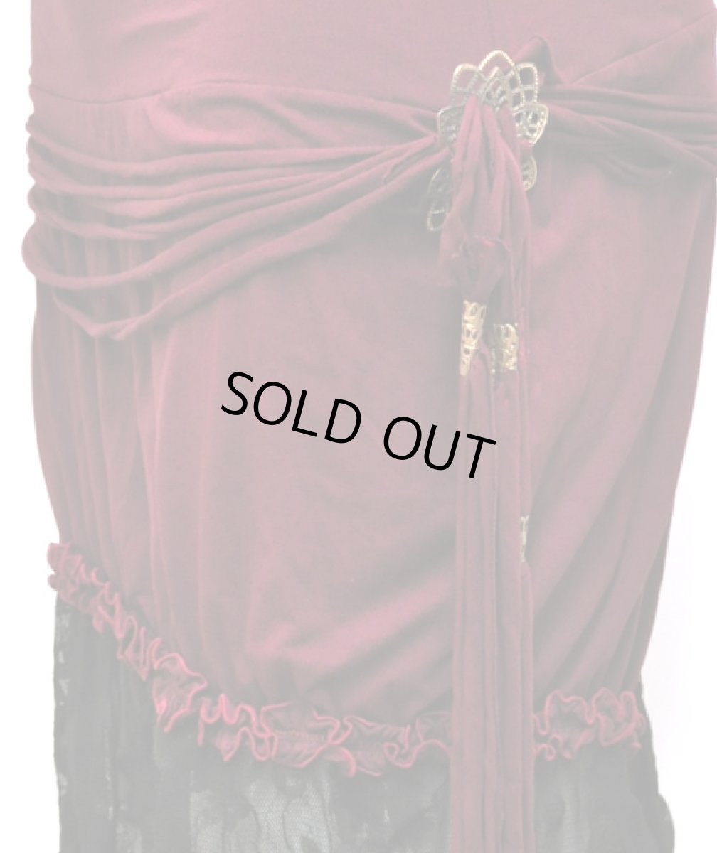 画像5: KAYO - Anime Clothing スカート「Gypsy Diamond Skirt/マルーン」 (5)