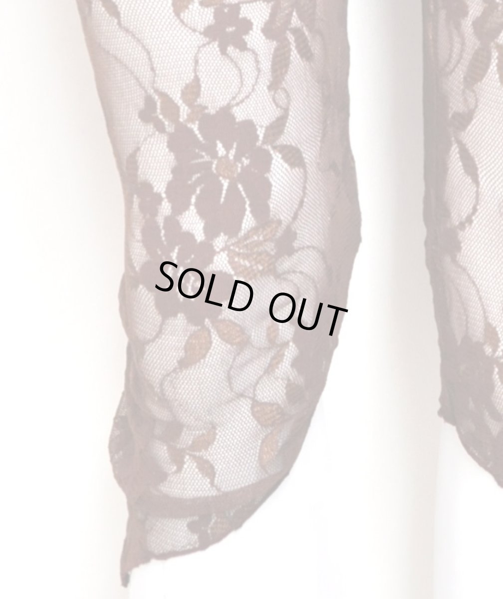 画像2: KAYO - Anime Clothing レディース・レースレギンス／ブラウン (2)