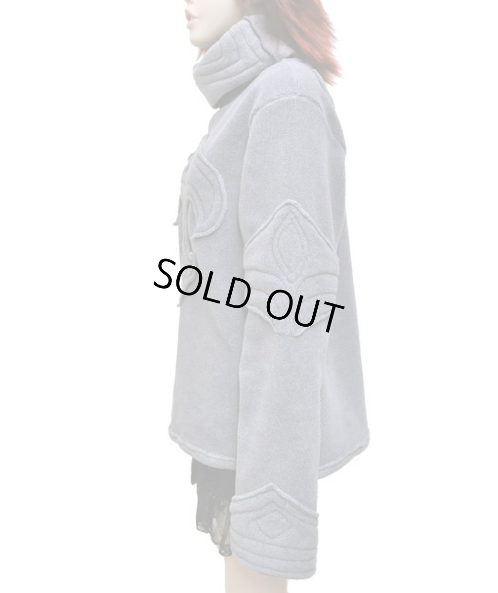 画像2: KAYO - Anime Clothing プルオーバー「Tribal Fleece Top/グレー」 (2)