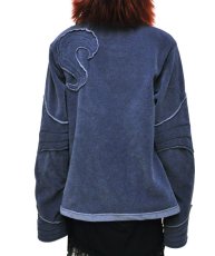 画像3: KAYO - Anime Clothing プルオーバー「Tribal Fleece Top／ネイビー」 (3)