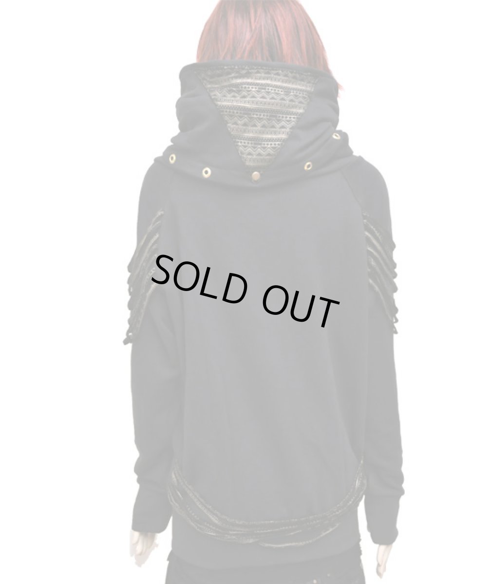 画像4: KAYO - Anime Clothing レディース・パーカー/ブラック (4)