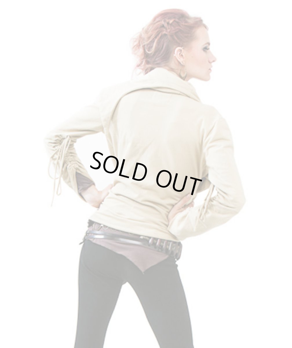 画像3: KAYO - Anime Clothing レディース・ジャケット「upside down 2 way jacket/サンドカーキ」 (3)