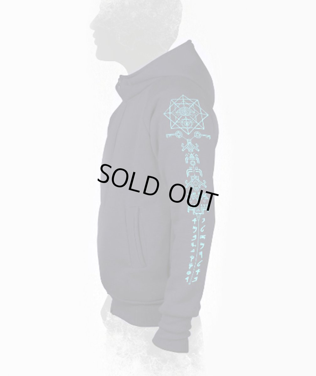 画像3: PLAZMA メンズ・ジップアップ・パーカー「Emet / ダークネイビー」 (3)