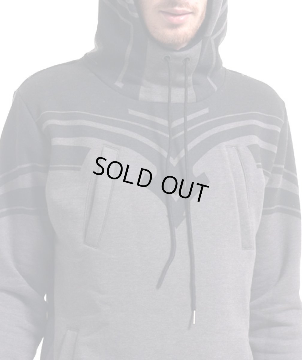 画像5: PLAZMA メンズ・プルオーバーパーカー「Armor / チャコール」 (5)