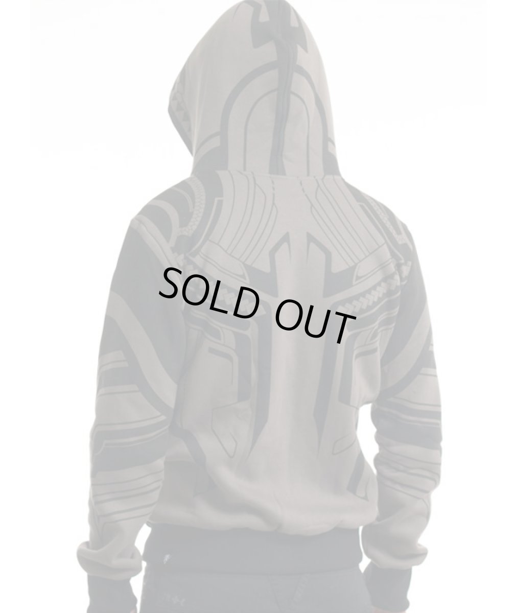 画像5: PLAZMA メンズ・ジップアップ・パーカー「Tattoo / ロック」 (5)