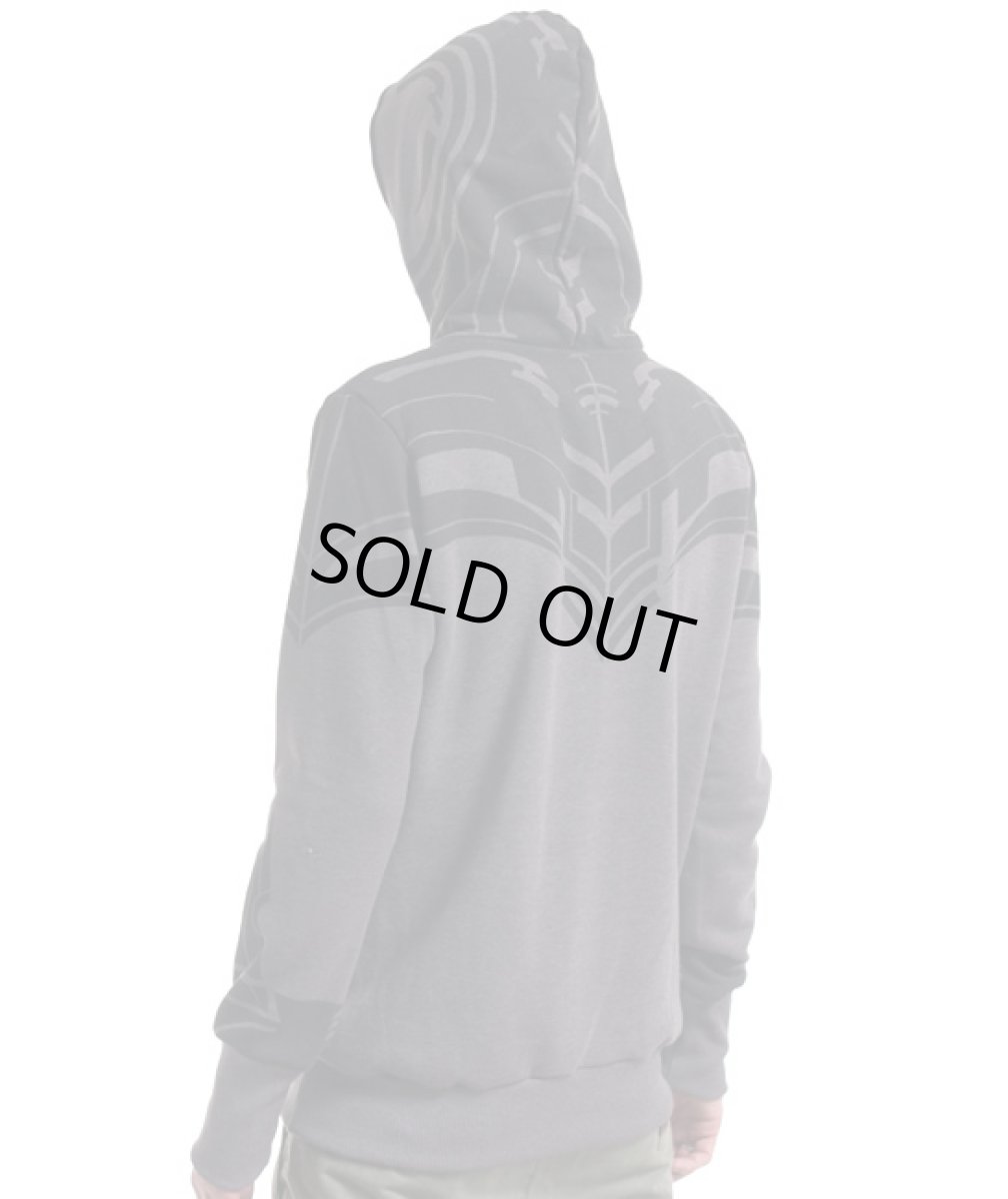 画像3: PLAZMA メンズ・プルオーバーパーカー「Armor / チャコール」 (3)