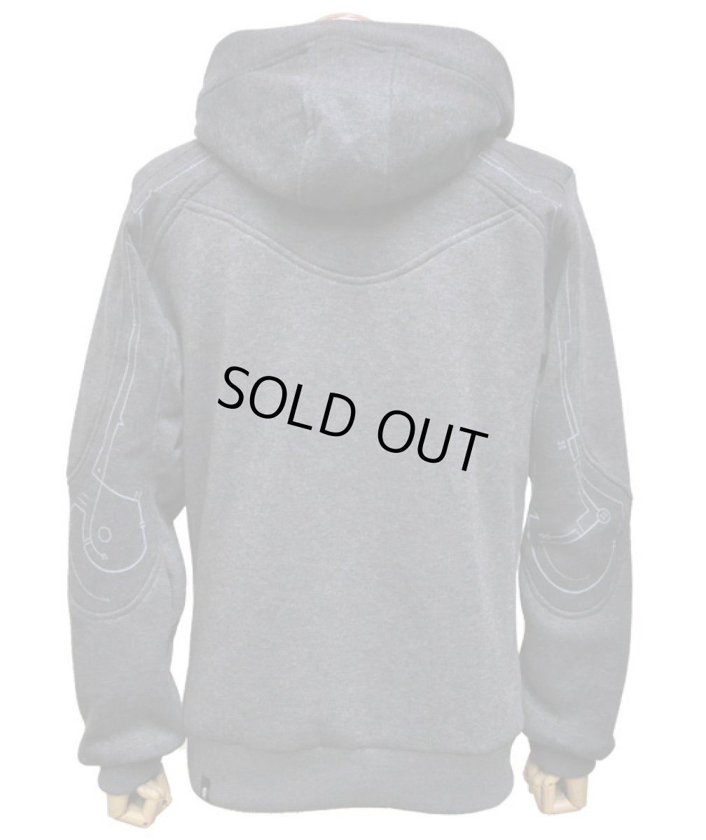 画像5: PLAZMA メンズ・プルオーバー・パーカー「Tron / マリンゴ」 (5)