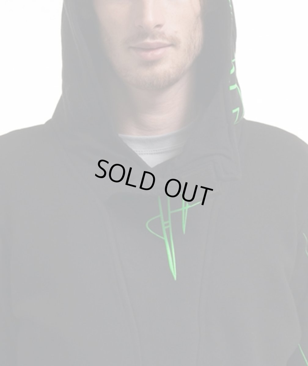 画像5: PLAZMA メンズ・プルオーバー・パーカー「Kapuchol V.2 / ブラック」 (5)