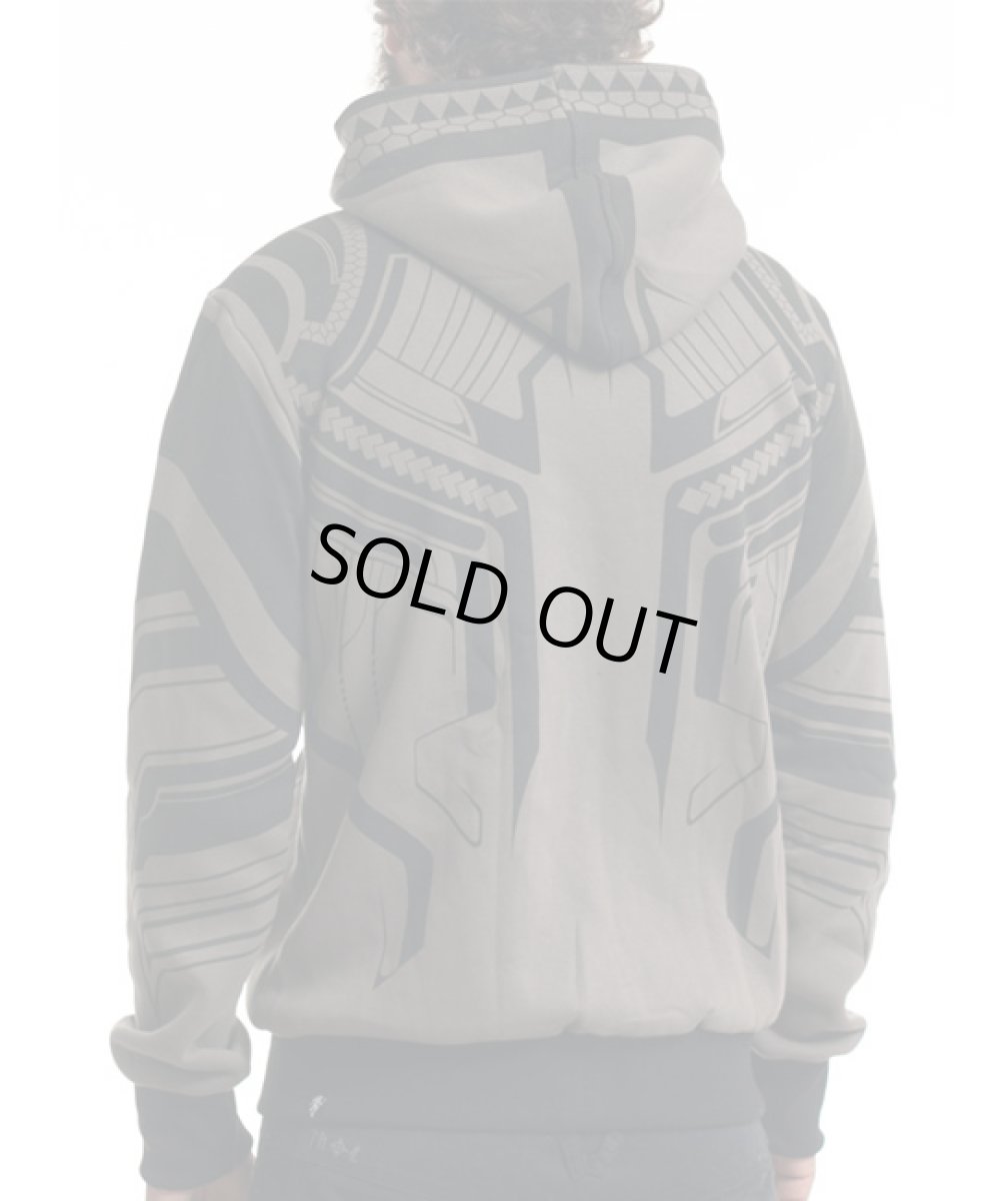 画像3: PLAZMA メンズ・ジップアップ・パーカー「Tattoo / ロック」 (3)