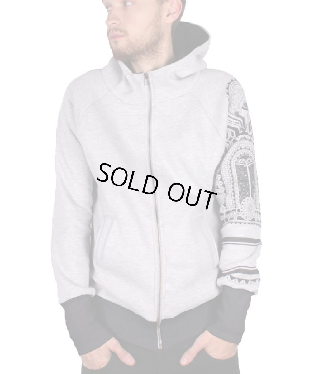 画像4: PLAZMA メンズ・ジップアップ・パーカー「Mauri / メランジ」 (4)