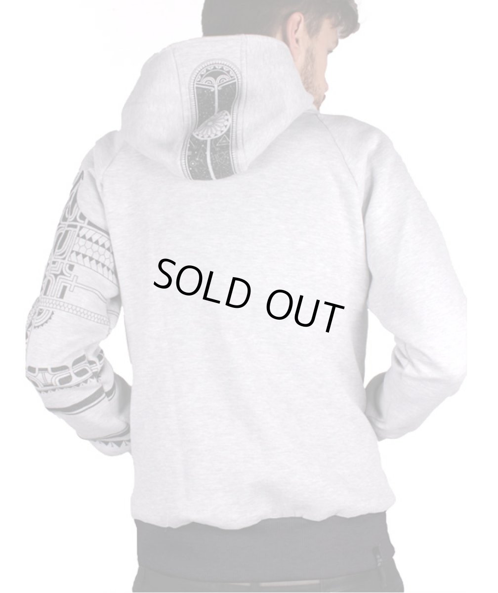 画像3: PLAZMA メンズ・ジップアップ・パーカー「Mauri / メランジ」 (3)