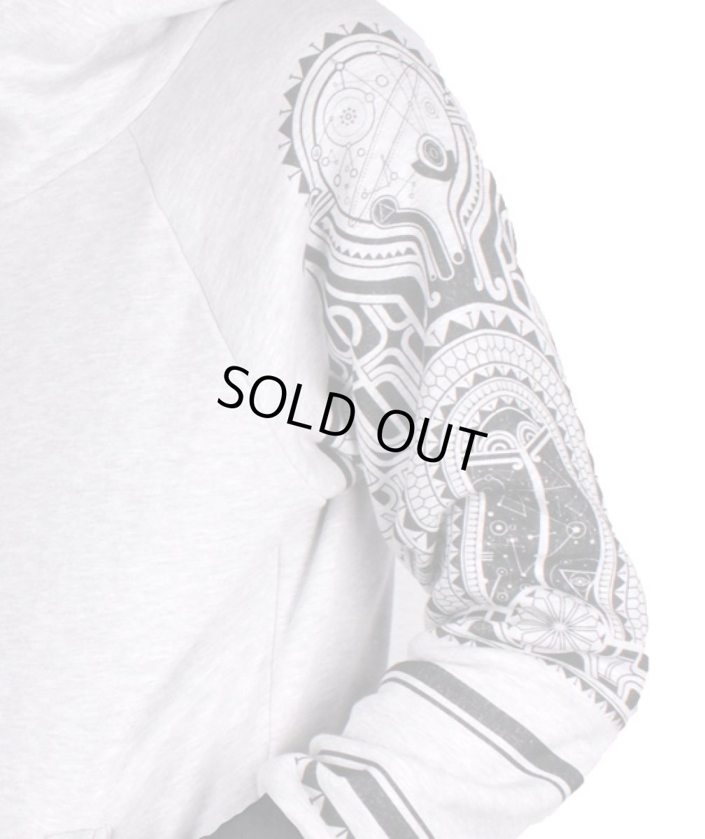 画像2: PLAZMA メンズ・ジップアップ・パーカー「Mauri / メランジ」 (2)