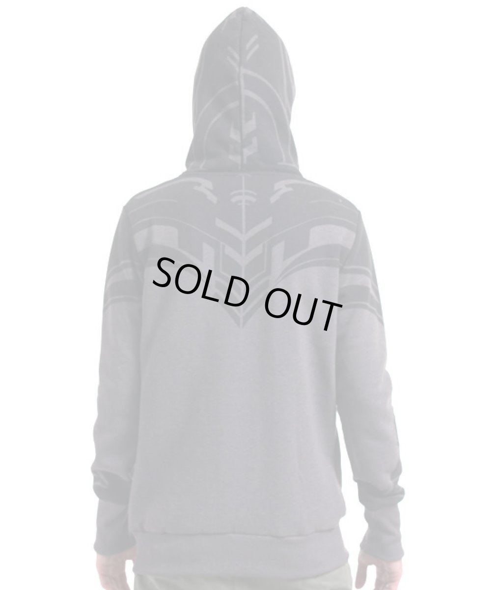 画像4: PLAZMA メンズ・プルオーバーパーカー「Armor / チャコール」 (4)