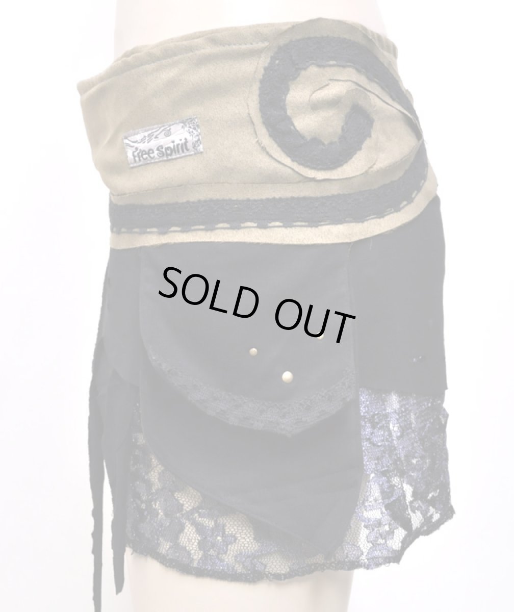 画像2: FREE SPIRIT レディース・スカート「Fairly Skirt / サンド×ブラック×グレー」 (2)