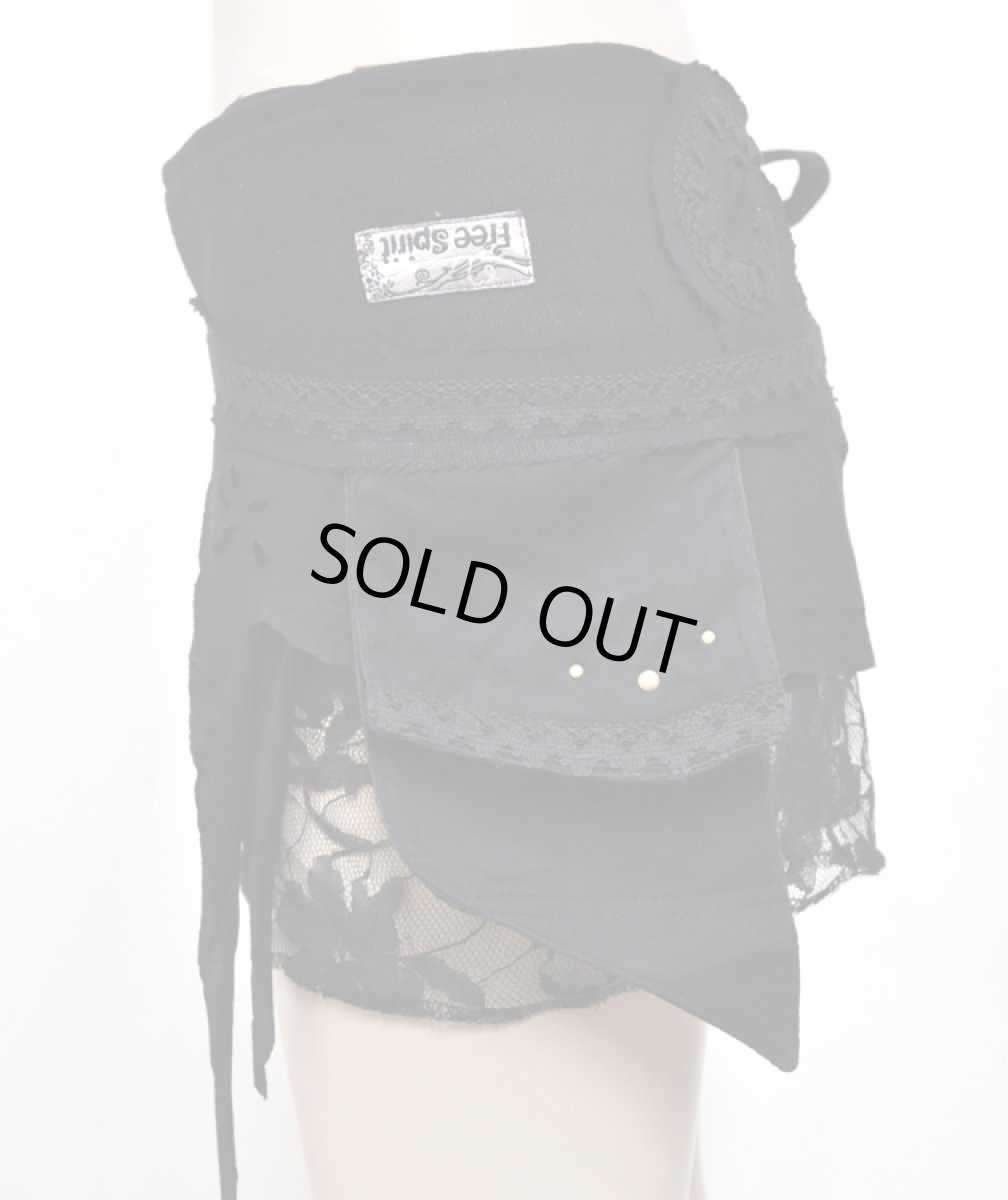 画像2: FREE SPIRIT レディース・スカート「Fairly Skirt / ブラック」 (2)