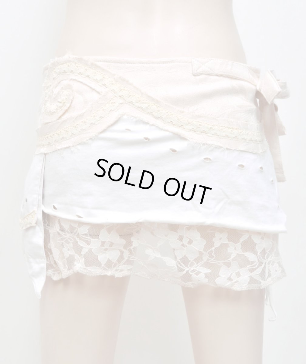 画像4: FREE SPIRIT レディース・スカート「Fairly Skirt / ピンクベージュ×ホワイト」 (4)