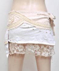 画像4: FREE SPIRIT レディース・スカート「Fairly Skirt / ピンクベージュ×ホワイト」 (4)