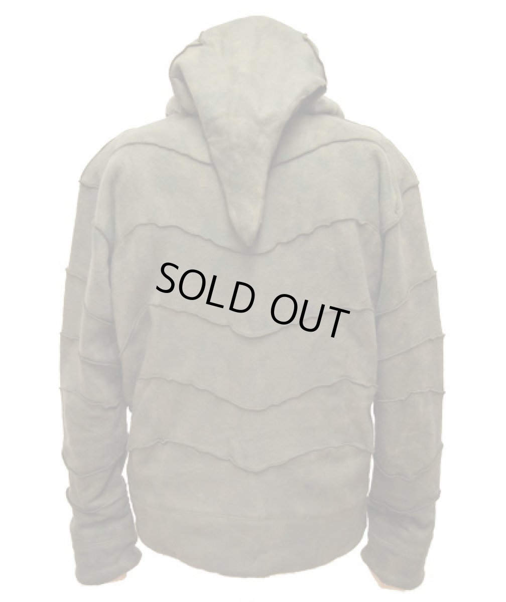 画像2: BONEメンズ・フリース・パーカー / カーキミックス (2)