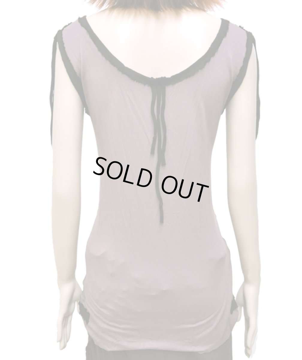 画像3: FREE SPIRIT レディース・ノースリーブ「RAY / ピンクレース×スモーキーピンク」 (3)