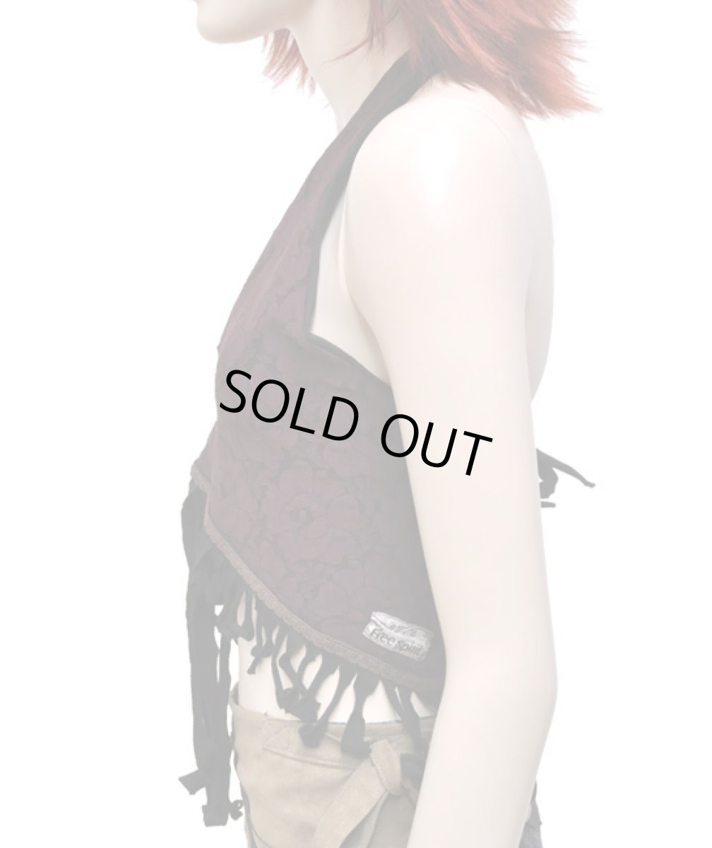 画像2: FREE SPIRIT レディース・ノースリーブ「SAHARA FUSION / パープル×ブラック」 (2)