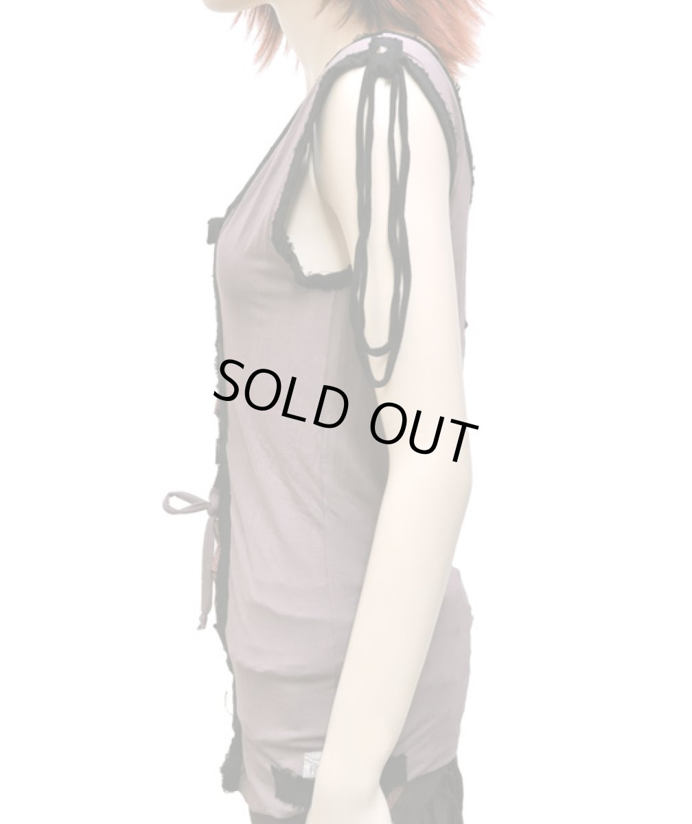 画像2: FREE SPIRIT レディース・ノースリーブ「RAY / ピンクレース×スモーキーピンク」 (2)