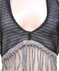 画像4: FREE SPIRIT レディース・ノースリーブ「SAHARA FUSION / ブラックメッシュ×ボーダーグレー」 (4)