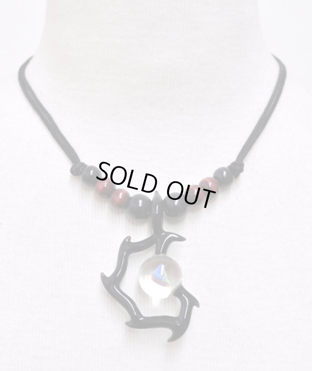 画像3: DRAGON PIPE ガラスヘッド・ペンダント/トライバルオパール (3)