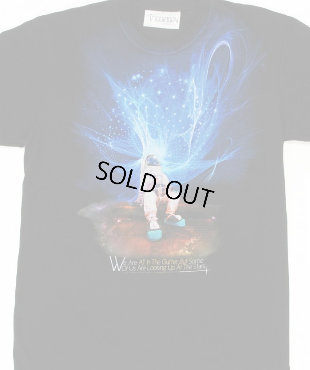 画像2: IMAGINARY FOUNDATIONメンズ半袖Tシャツ「Gutter／ブラック」 (2)