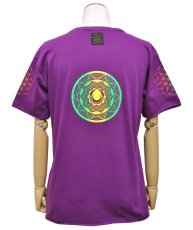 画像4: FLOWER OF LIFE メンズ・Tシャツ / パープル (4)