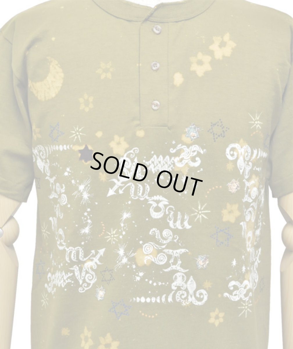 画像2: NETTAIYA メンズ・ヘンリーネック・染めTシャツ (2)