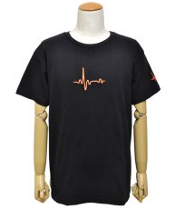 画像1: SPACE TRIBE メンズTシャツ「UV Orange Pulse」 (1)