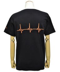 画像3: SPACE TRIBE メンズTシャツ「UV Orange Pulse」 (3)