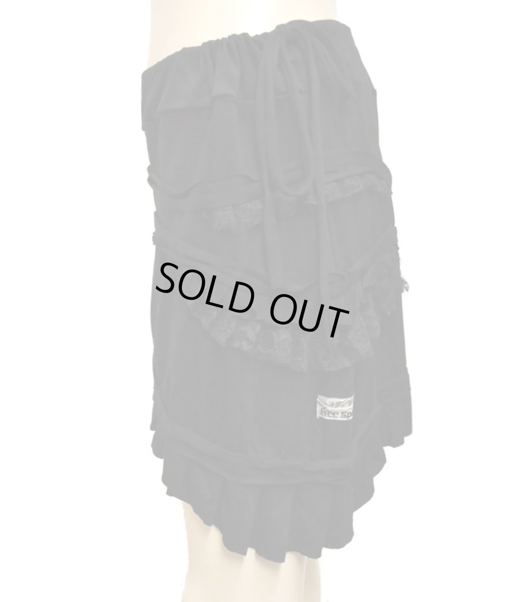 画像2: FREE SPIRIT レディース・スカート「Waifie / ブラック」 (2)