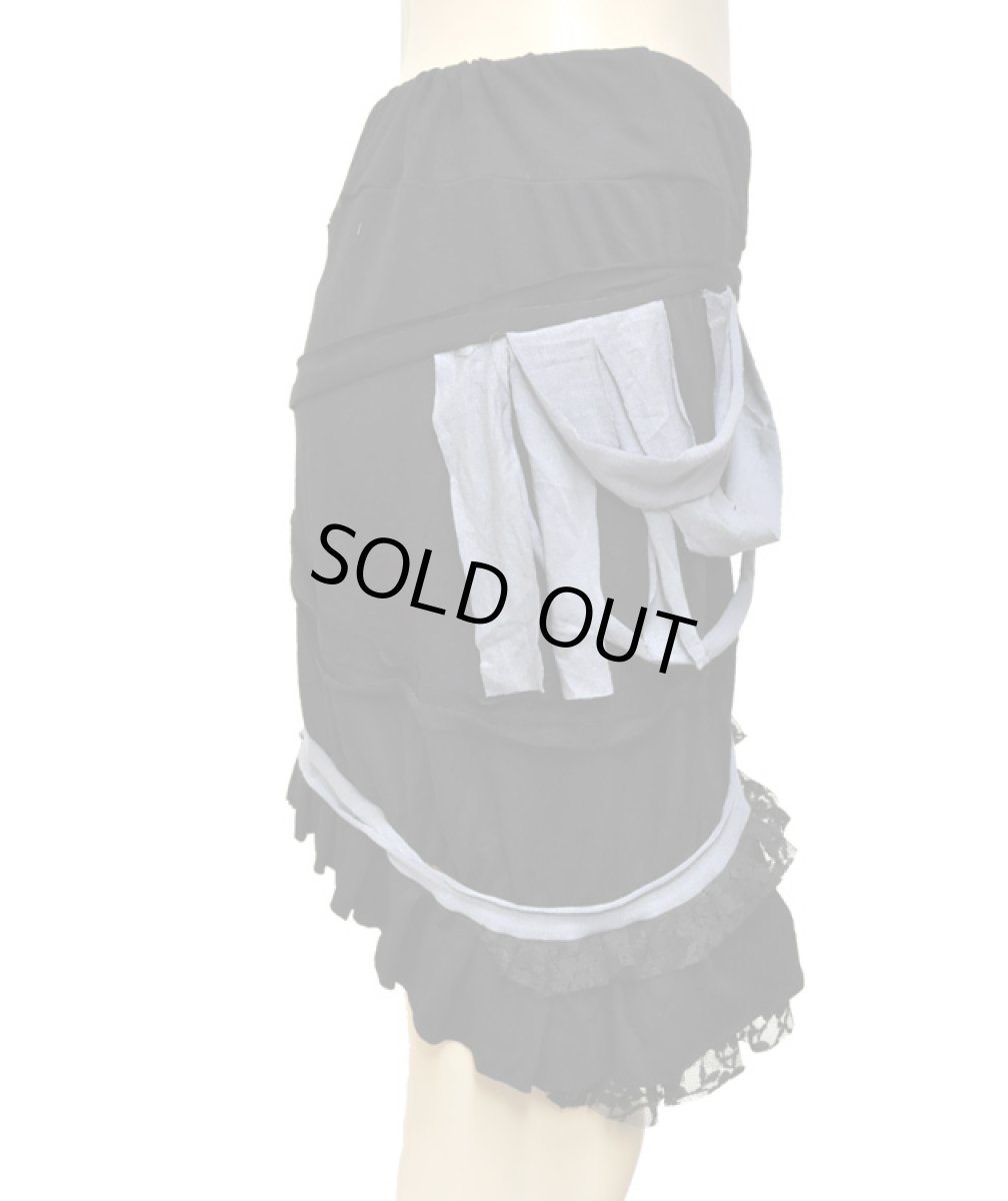 画像2: FREE SPIRIT レディース・スカート「Waifie / ブラック×スレート」 (2)