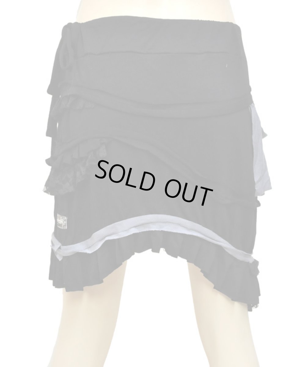 画像4: FREE SPIRIT レディース・スカート「Waifie / ブラック×スレート」 (4)