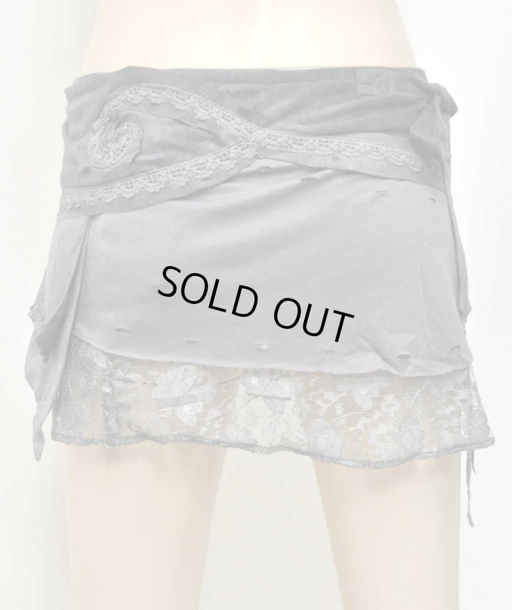 画像4: FREE SPIRIT レディース・スカート「Fairly Skirt / グレー×シルバーグレー」 (4)