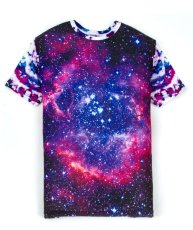 画像3: IMAGINARY FOUNDATION メンズ・パターンクラッシュTシャツ「Space Vs Tie Dye」 (3)