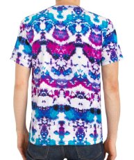 画像2: IMAGINARY FOUNDATION メンズ・パターンクラッシュTシャツ「Space Vs Tie Dye」 (2)