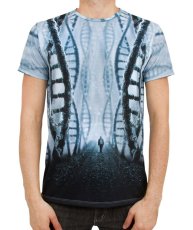 画像1: IMAGINARY FOUNDATION メンズ・サブリメイションTシャツ「DNA Forest」 (1)