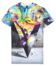 画像3: IMAGINARY FOUNDATION メンズ・サブリメイションTシャツ「Prism」 (3)