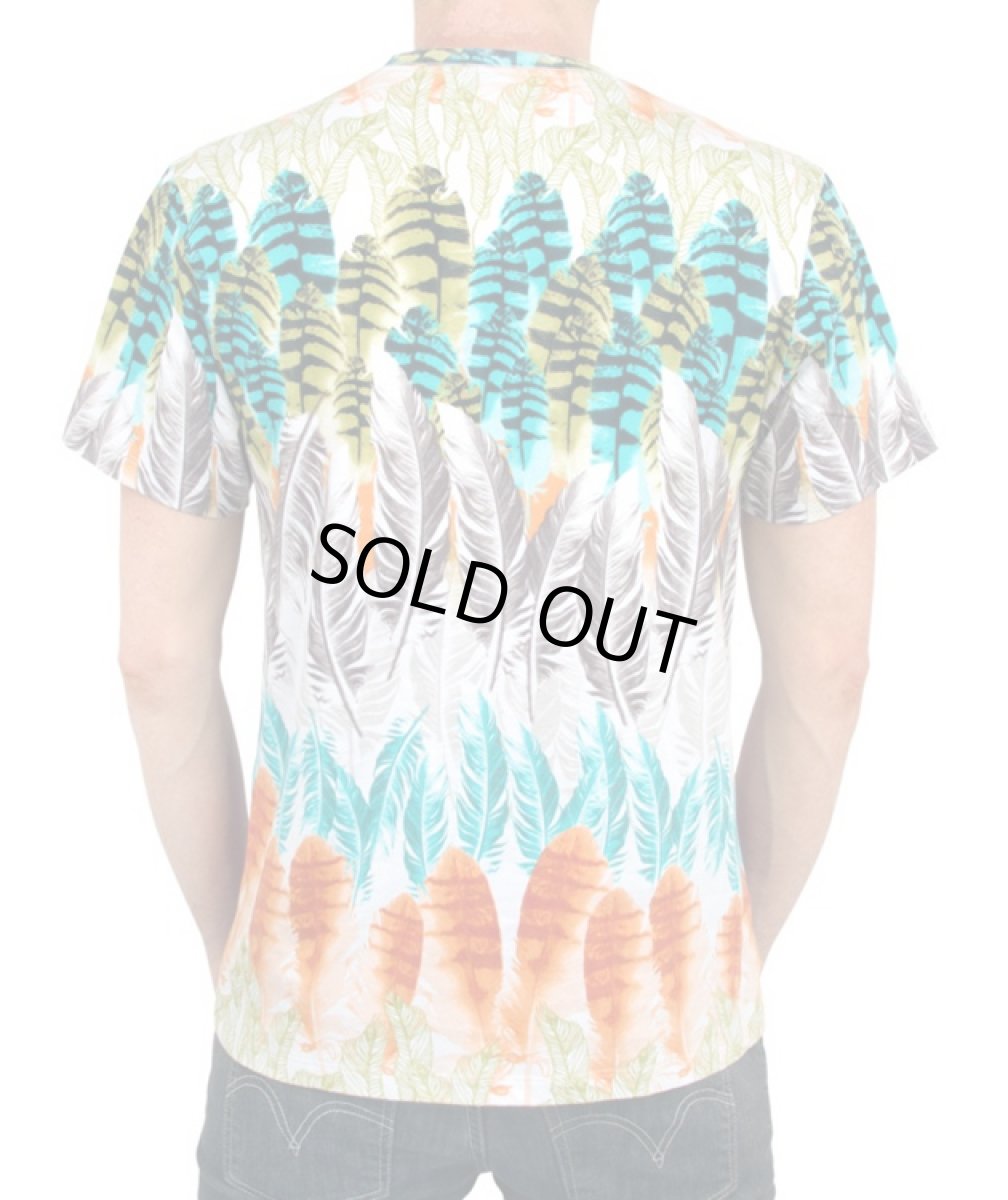 画像2: IMAGINARY FOUNDATION メンズ・パターンクラッシュTシャツ「Pigment Vs Feather」 (2)
