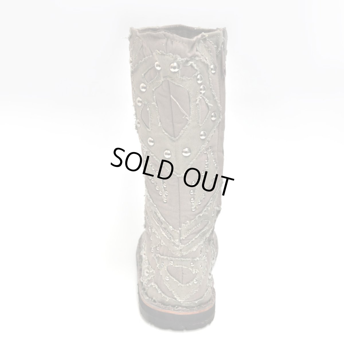 画像3: FLOWER OF LIFE コットン・ブーツ/オリーブ×カーキ【メンズサイズ】 (3)