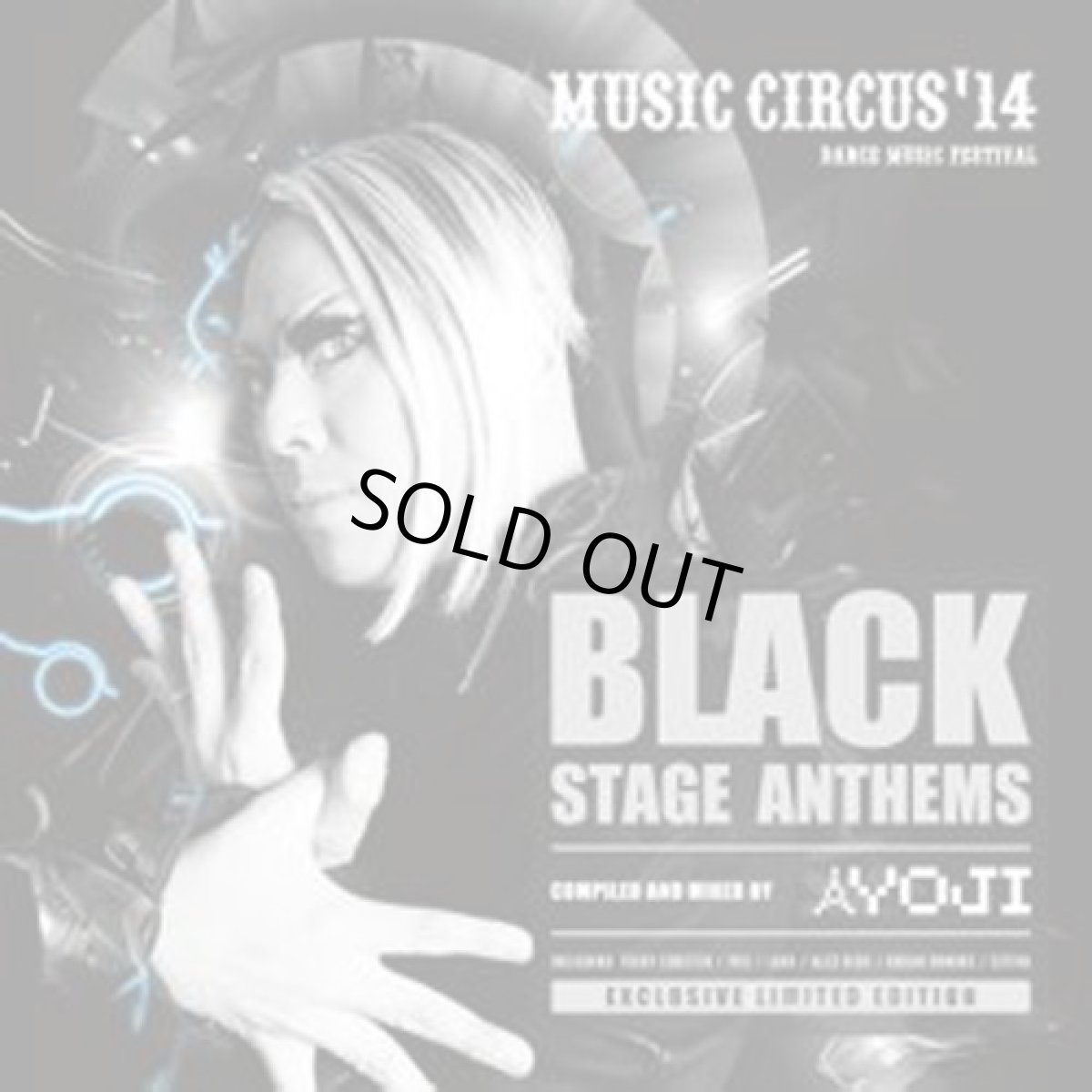 画像1: CD「V.A. / Music Circus '14  Black Stage Anthems - MIXED by YOJI」【EDM・トランス・ハードダンス】 (1)