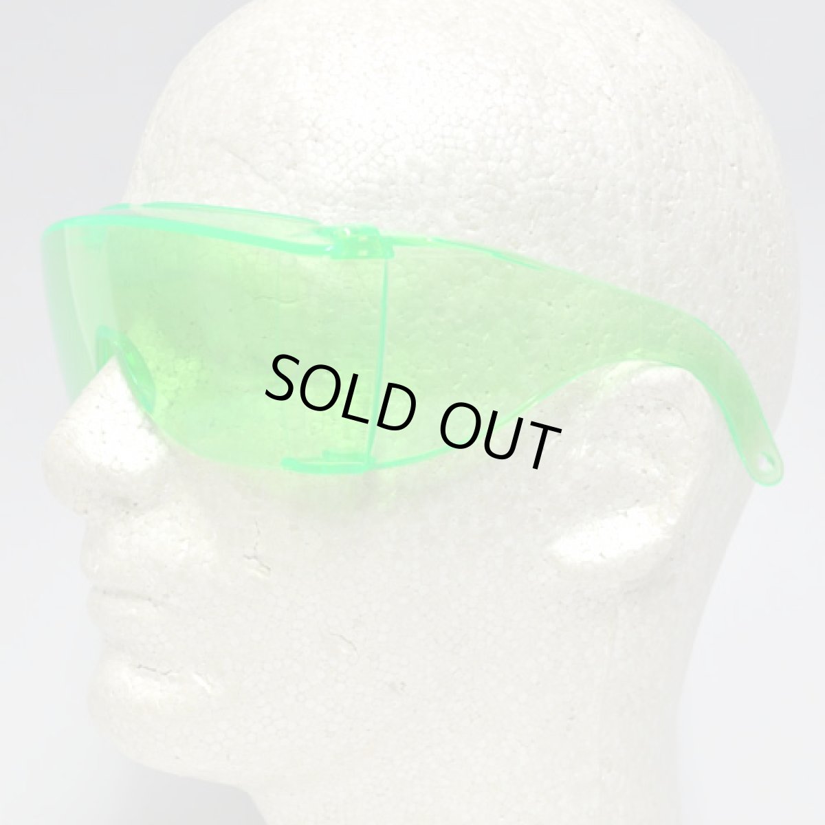 画像2: サングラス「RAVE VISOR／ネオングリーン」 (2)