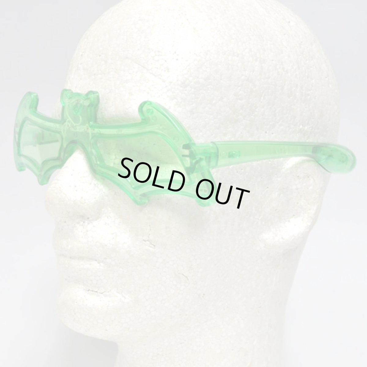 画像2: 光るサングラス「BAT／グリーン」 (2)