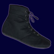 画像1: SPACE TRIBE シューズ「Elf Tabi Boot / Black」(ファスナー付き) (1)