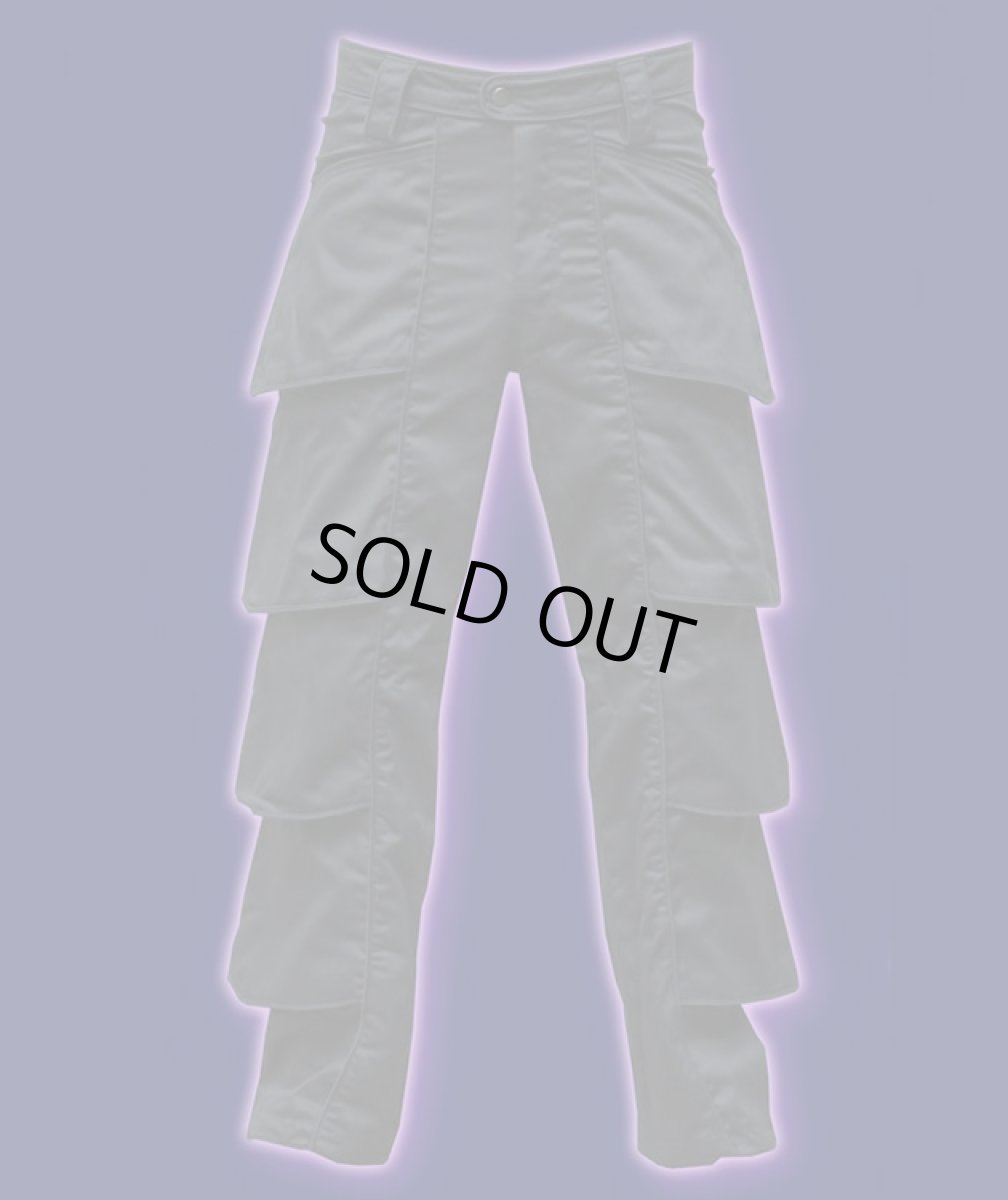 画像2: SPACE TRIBE ユニセックス・パンツ「Segment Pants / ブラック」 (2)