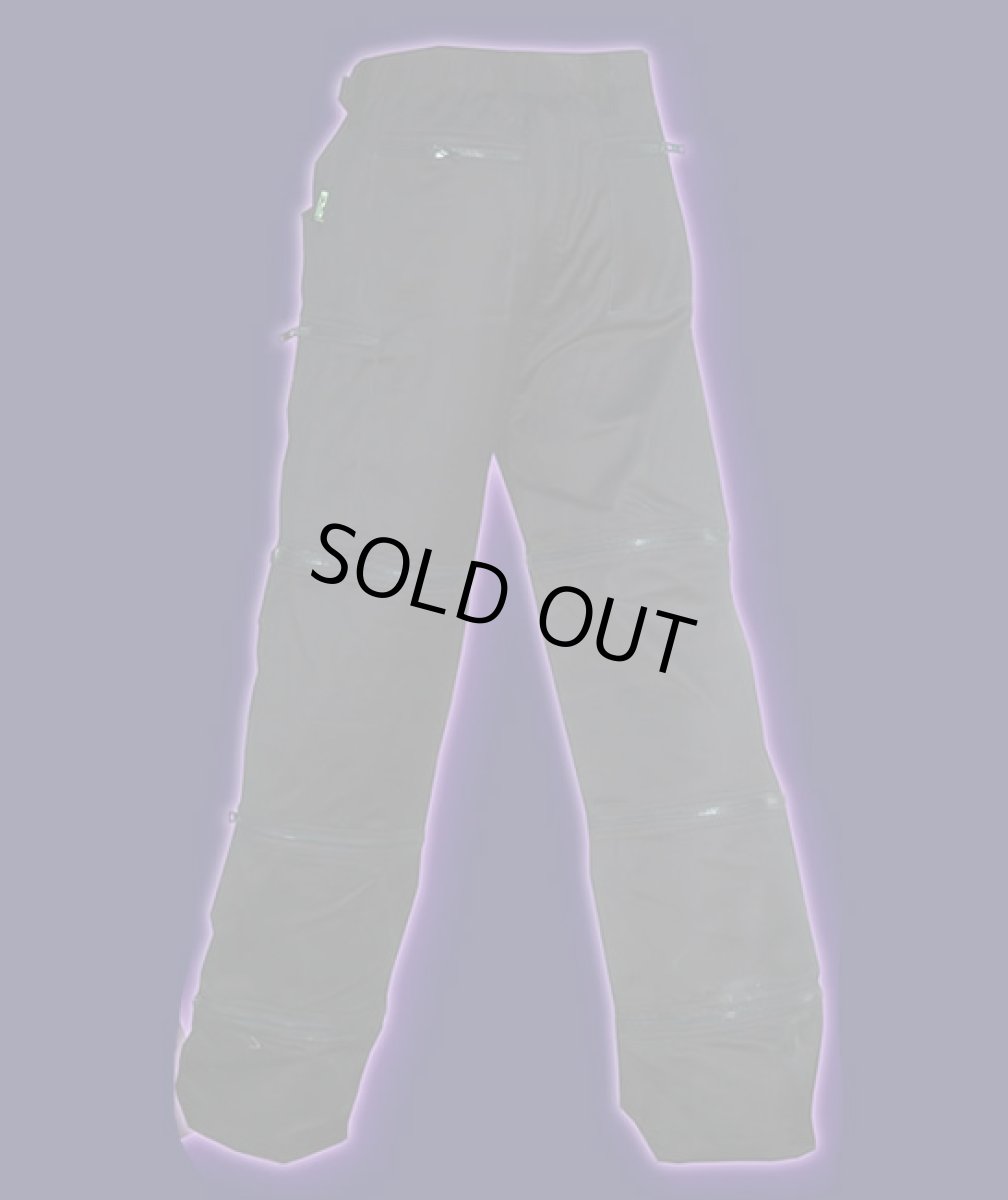 画像3: SPACE TRIBE ユニセックス・4WAYパンツ「Psy-Traveller Pants / ブラックマイクロ」 (3)