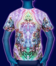 画像2: SPACE TRIBEメンズ・Tシャツ「クラシックサイズ - Ectoplasm」 (2)