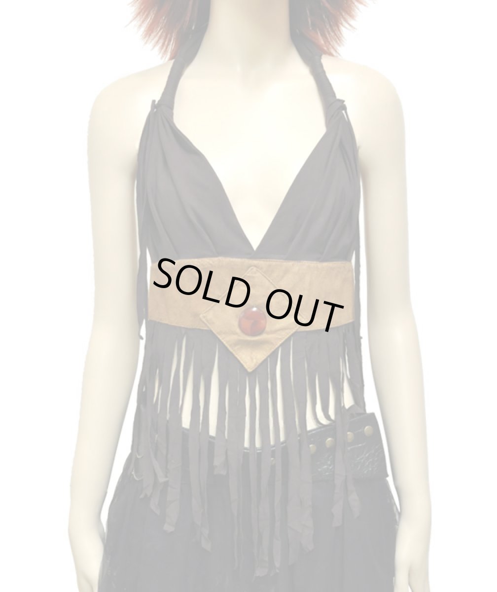 画像2: LILOO WEAR レディース・ノースリーブ「Cherokee Top / ブラウン」 (2)